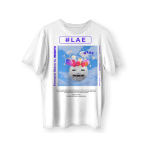 Camiseta oversize LAE Azul